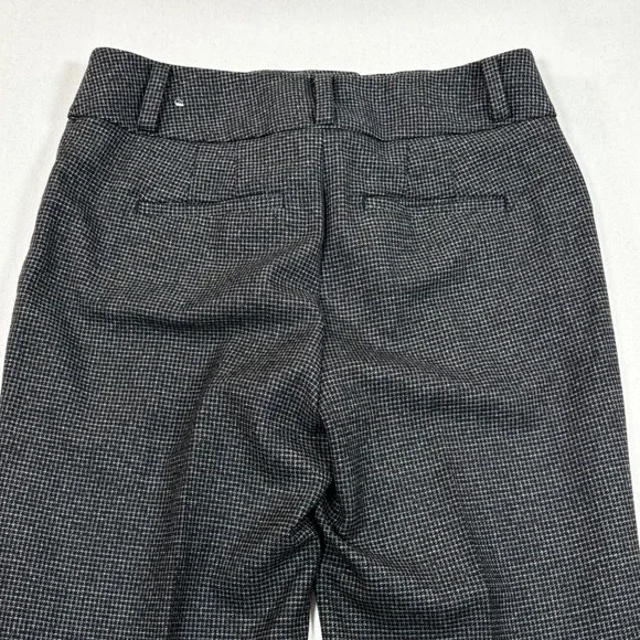 White House Black Market The Boot Grey Houndstooth Bootcut Dress Pants Womens 4 - Picture 10 of 14